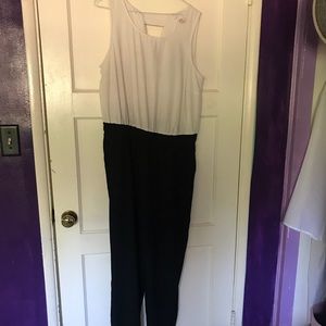 Black and White Block jumpsuit